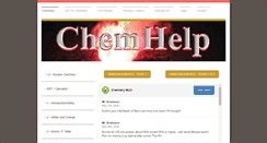 Desktop Screenshot of chemhelp.us
